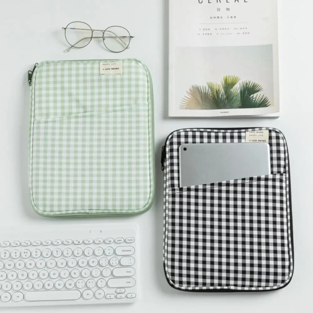 Borsa per tablet Custodia per tablet da 7,9-12,9 pollici Borsa antiurto con tasche multiple per iPad Pro/Samsung/Xiaomi