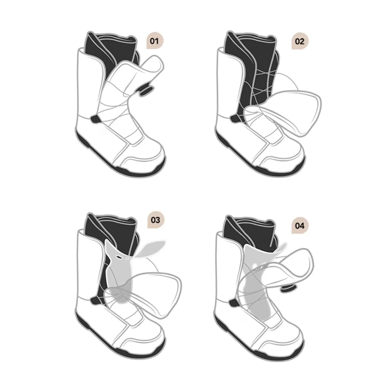 Ski Boots Pad for Adults Convenient Ski Equipment Winter Sport Accessory