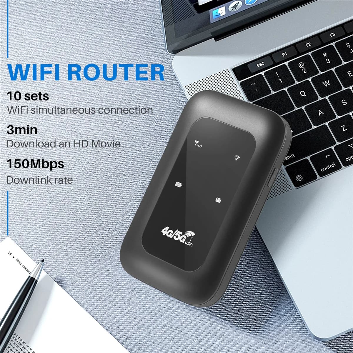 NN89R Router Wifi tascabile 4G LTE Ripetitore Car Mobile Wifi Hotspot Router modem Mifi a banda larga wireless 4G con slot per scheda SIM