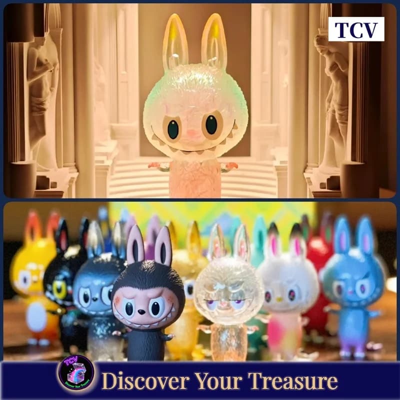 Tcv Popmart Zimomo V4 The Little Monsters Collezione di mini figure Scatola cieca Serie Labubu Scatola misteriosa Anime Edizione vintage