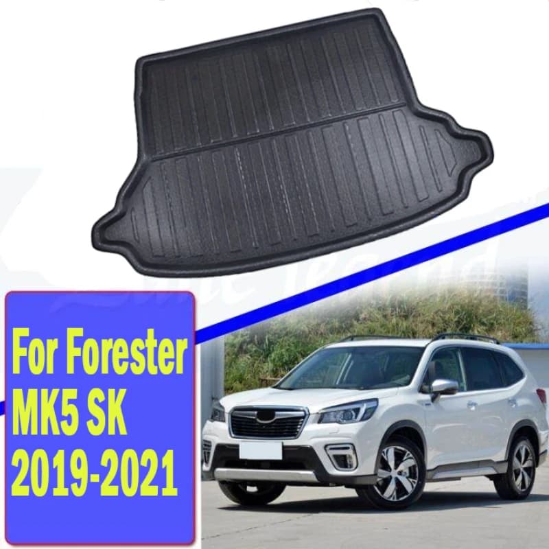 Tappetino per bagagliaio per Subaru Forester MK5 SK 2019-2021, tappetino posteriore per auto, rivestimento per pavimento, vassoio portaoggetti, tappeto per bagagliaio, accessori auto
