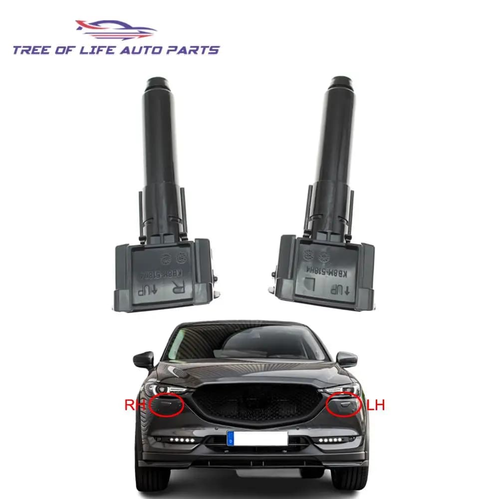 Rondella faro anteriore ugello attuatore pompa faro pulizia acqua Spray per Mazda CX-5 KF 2017 2018 KB8M-5182Y KB8M-5182X