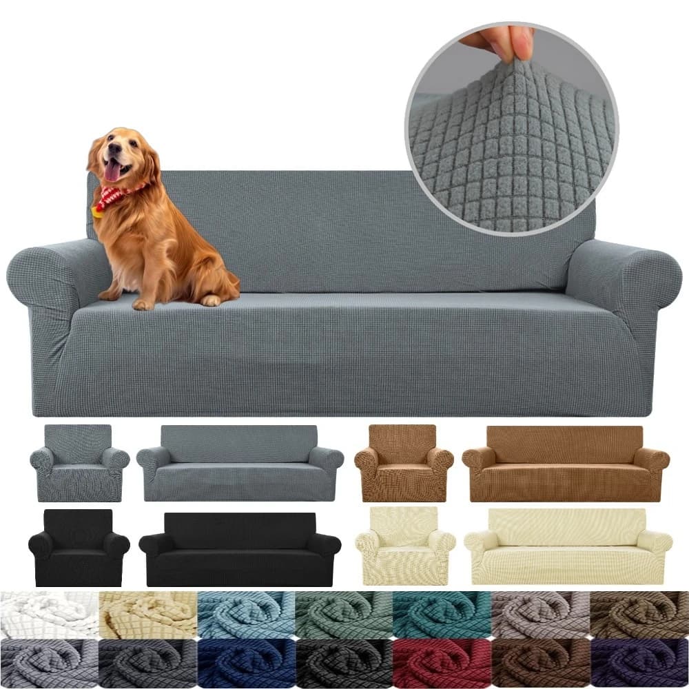 Elastic cover 1/2/3/4 seats Sofa cushion Jacquard sofa covers Washable covers Kids furniture protection Pets