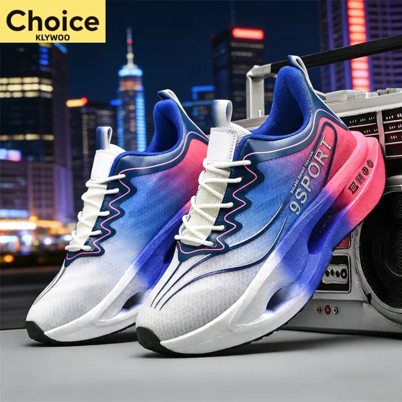 Scarpe da Corsa con Piastra in Carbonio Speciali per Maratona Uomo Donna Traspiranti Leggere Comode Antiscivolo Sneakers di Marca