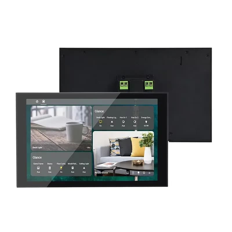 Sunworld YC-SM08M 8-inch smart switch home automation system WIFI Android IPS display screen, US/European plug, touch screen