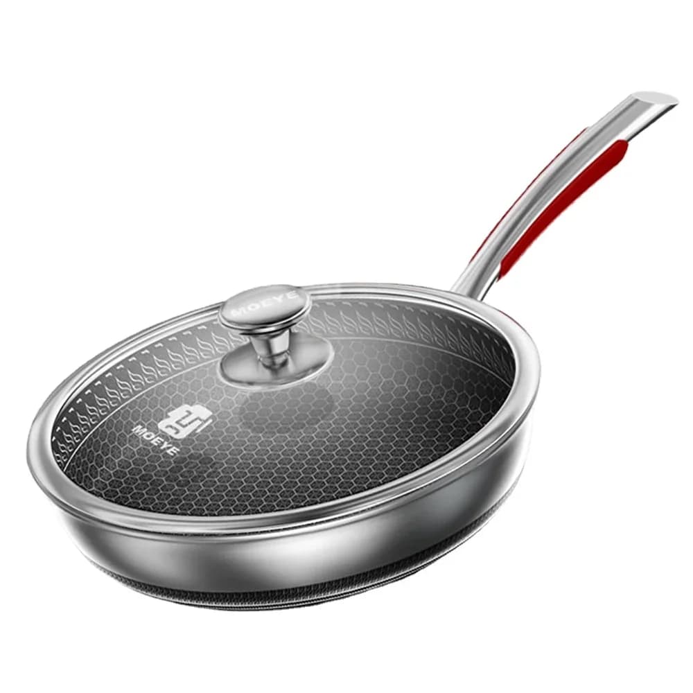 Padella antiaderente padella medica antibatterica in acciaio inossidabile 316L padella antiaderente da cucina 28/30/32cm