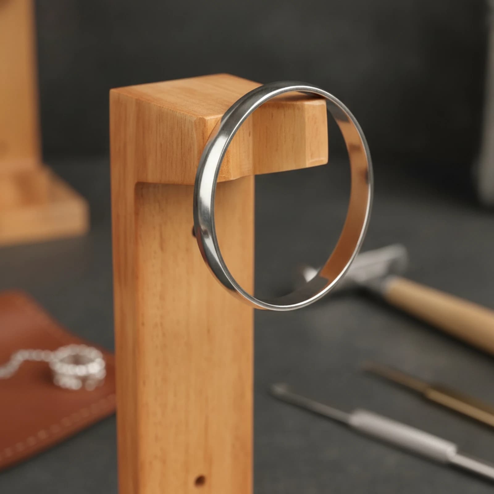 Shaping Rod Base Heavy-Duty Mandrel Holder for Jewelry Makers, Workshop