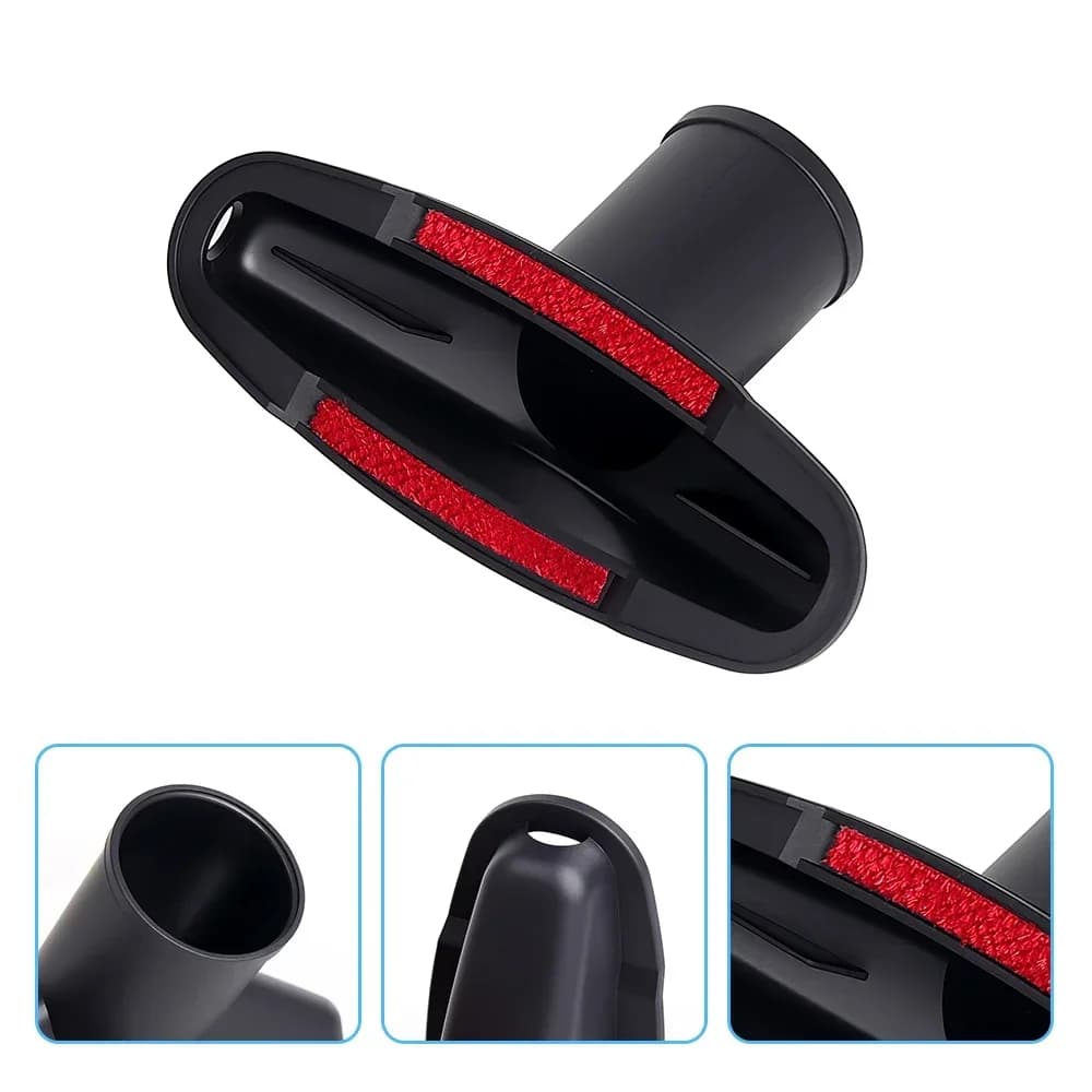 Attachments Curtain Sofa Bed Suction Nozzle Brush Head Inner Dia 32mm Corner Dust Cleaning Brush Tool Vacuum Cleaner Parts