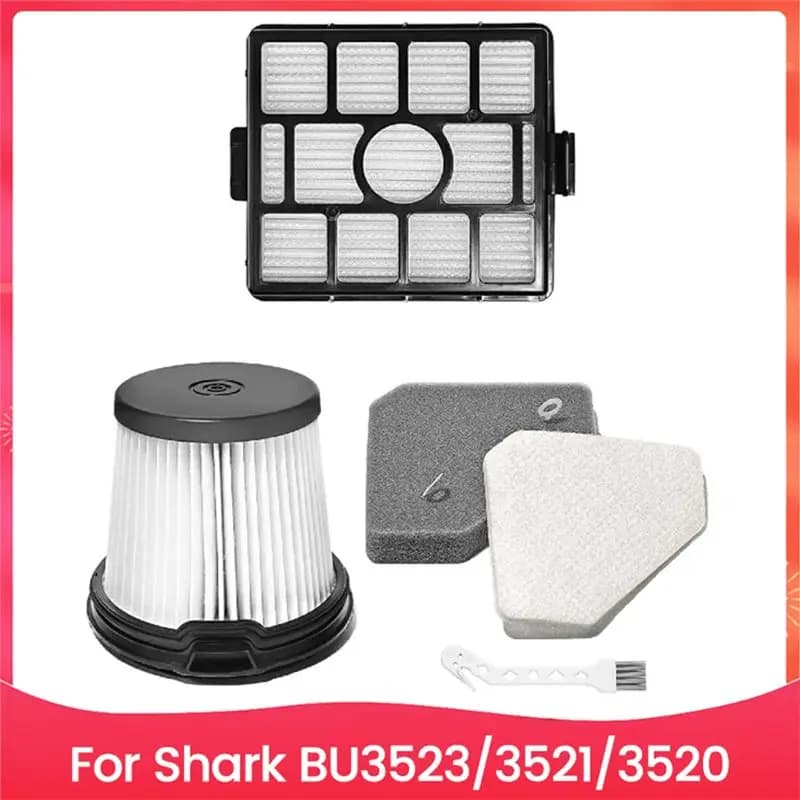 AEE4-4PCS Set filtri per aspirapolvere Sostituisci per Shark BU3523 BU3521 BU3520 Accessori per aspirapolvere Filtro Pezzi di ricambio