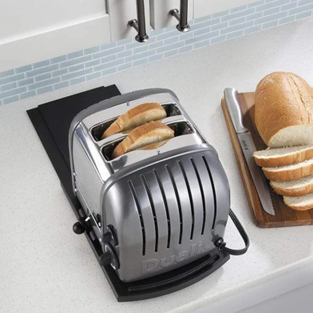 Versatile ABS with Wheels Air Fryer Toaster Retractable Kitchen Accessories Sliding Tray Sliding Mat Storage Mat