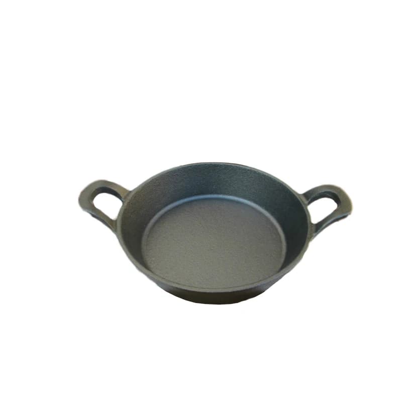 Egg pan with pizza pan for 16 cm cast iron omelet