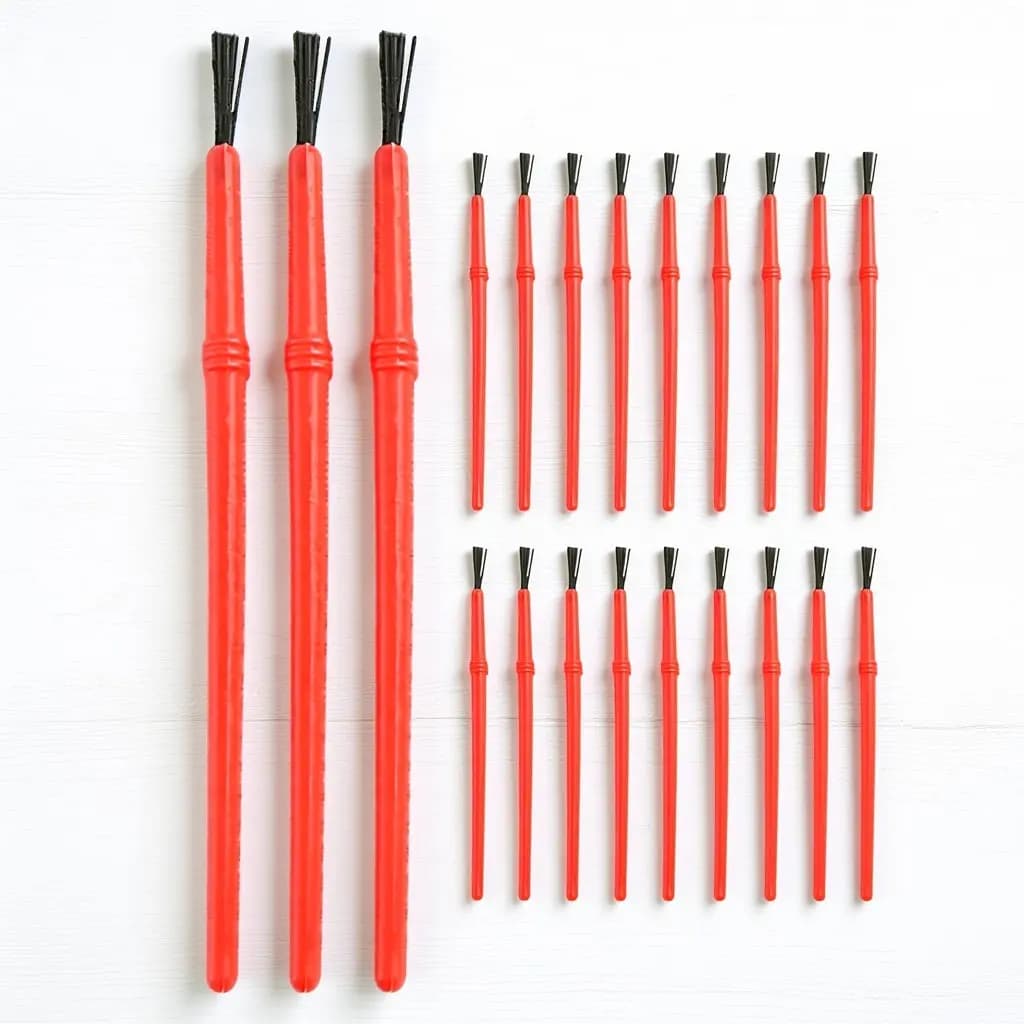 50Pcs Painting Brush Set Small Plastic Graffiti Paint Brushes for Acrylic Watercolor Art Students Creative Supplies