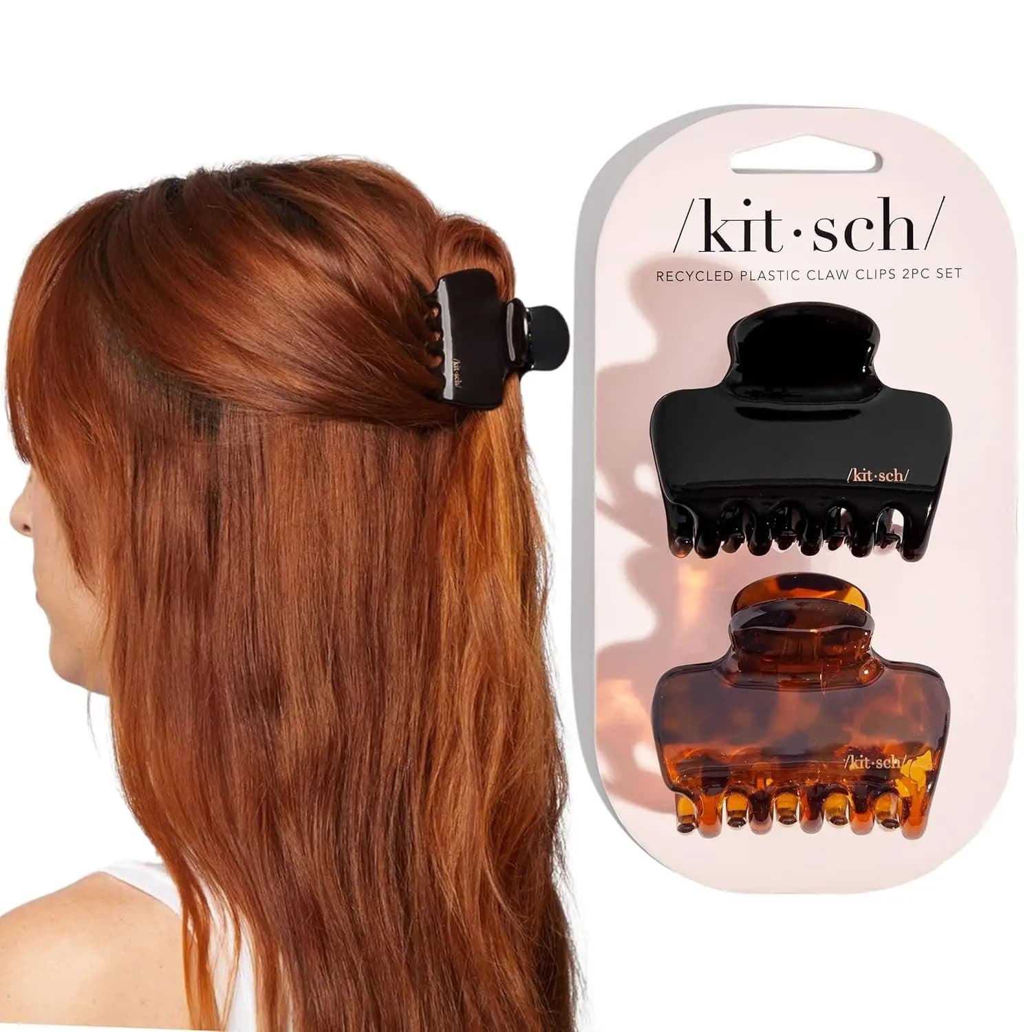 Fermagli per capelli medi da donna - Accessori per capelli dal design elegante e lucido, con presa forte e design voluminoso | Mezza acconciatura rialzata o