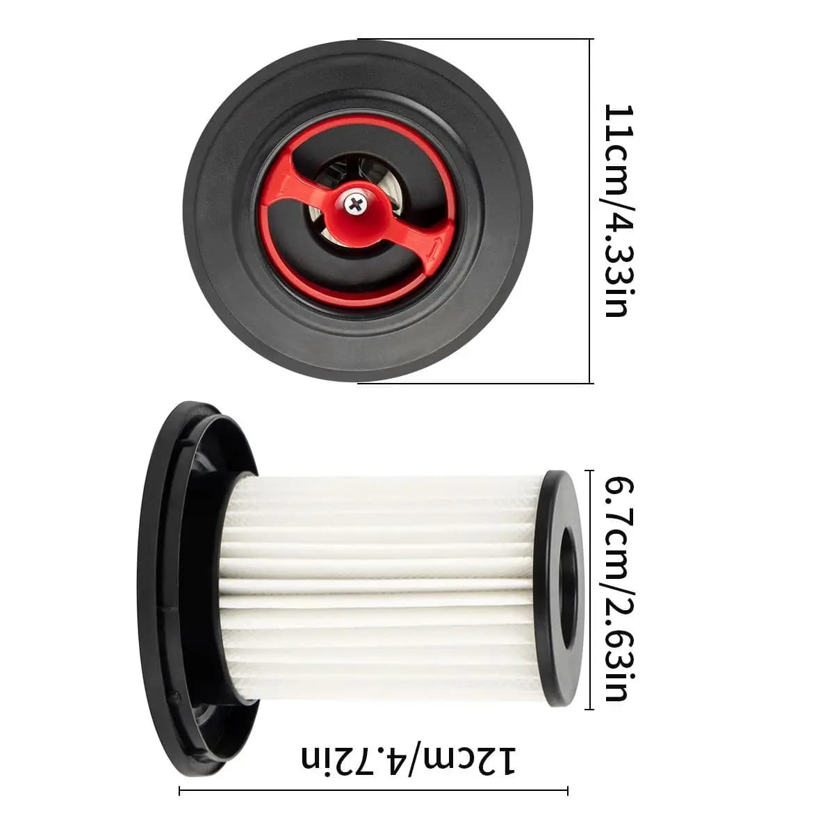 Replacement filter for vacuum cleaner parts 12036642/12023349 for Hoovers Bosch Unlimited Gen2 8 series