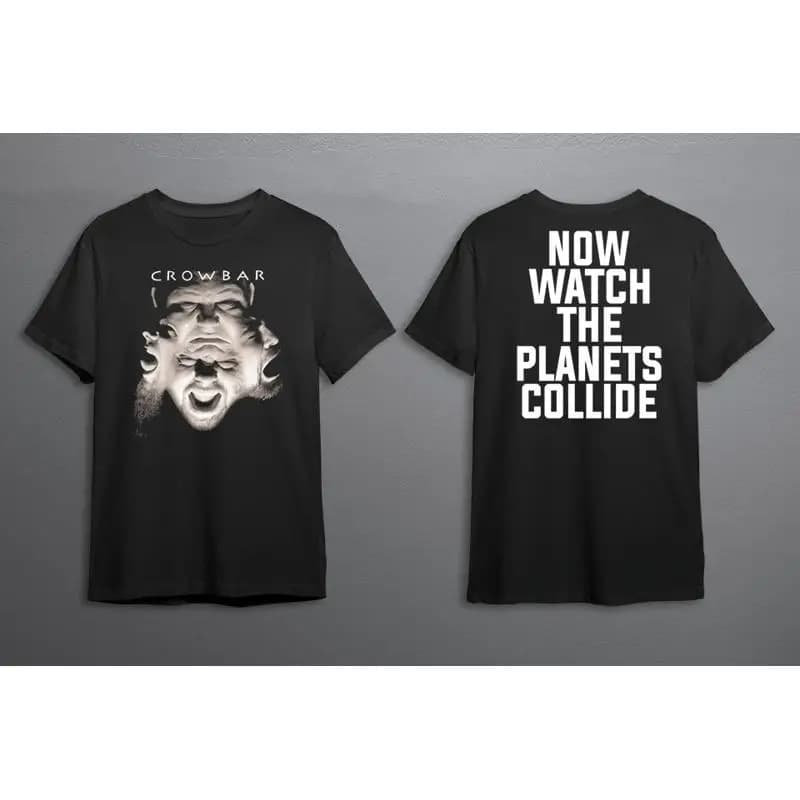 Crowbar Guarda I Pianeti Collide T Shirt SML Xl 2Xl 3Xl