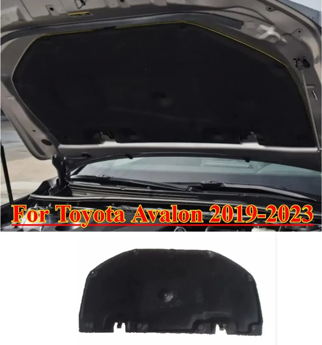 Engine Cover Hood Insulation Pad Heat Shield Blanket For Toyota Avalon 2019-2023