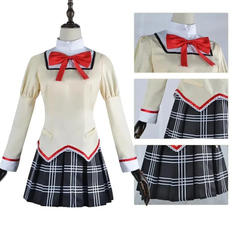ABC123Kaname Akemi Homura Costume Cosplay Uniforme scolastica Puella Magi Madoka Magica Costumi di Halloween anime per adulti 3;f'6,c;7.y;