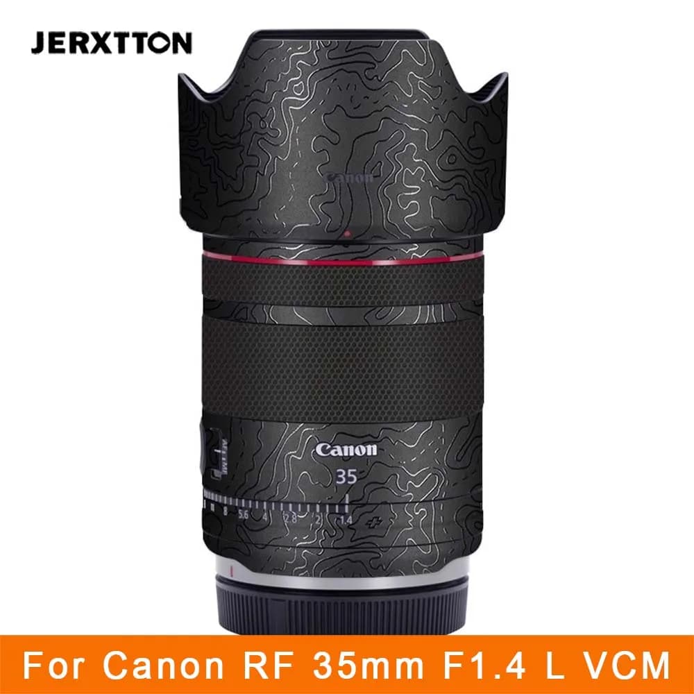 RF 35 F 1.4 L Fotocamera 3M Vinile Wrap Decal Pellicola Della Pelle Anti-graffio Obiettivo Corpo Adesivo Protettivo per Canon RF 35mm F1.4 L VCM F/1.4