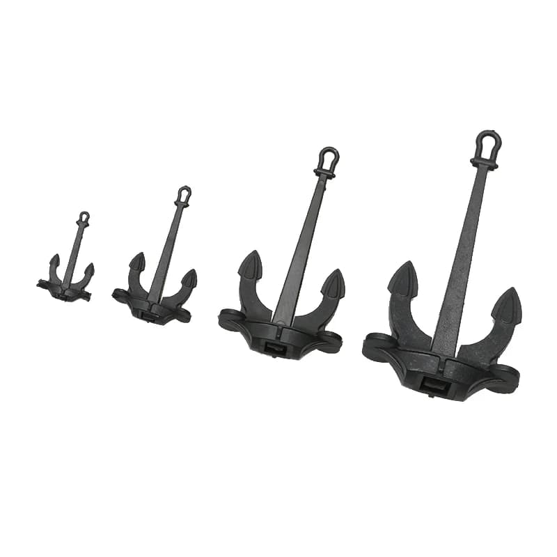 2PCS RC Barca Mini Plastica ABS Mobile Hall Ancoraggi Asta di Ancoraggio 17mm/26mm FAI DA TE per la Simulazione Nave Nautica Modello Parti Marine