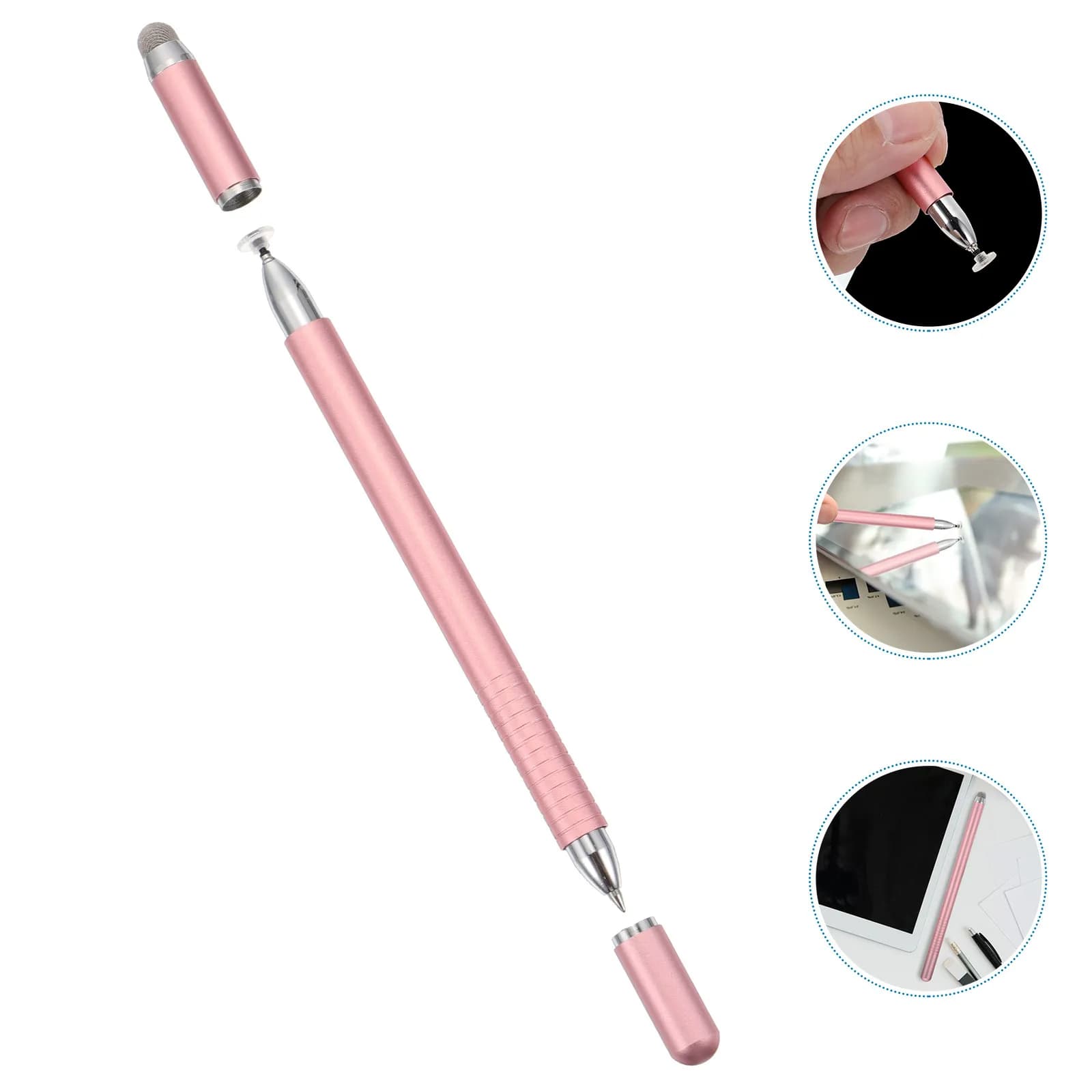 Penne Stilo Capacitive in Lega di Alluminio, Scrittura Fluida, Penna Touch Screen con Attrazione Magnetica, Penna Digitale Universale per Tablet PC