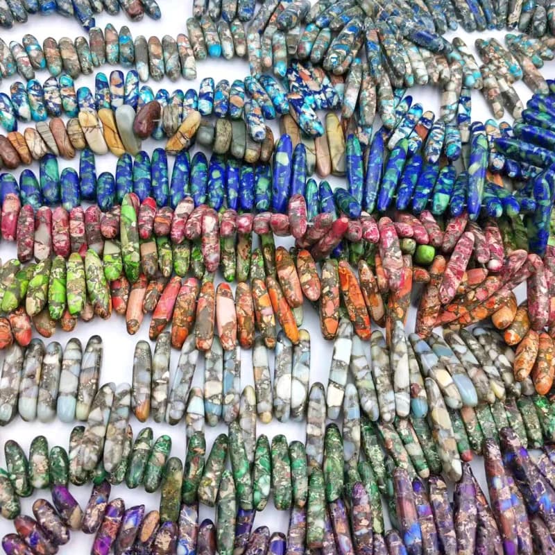 56Pcs/Set Natural Stone Beads For Jewelry Making Irregular Emperor Stone DIY Necklace Bracelet Earrings Accessory Wholesale