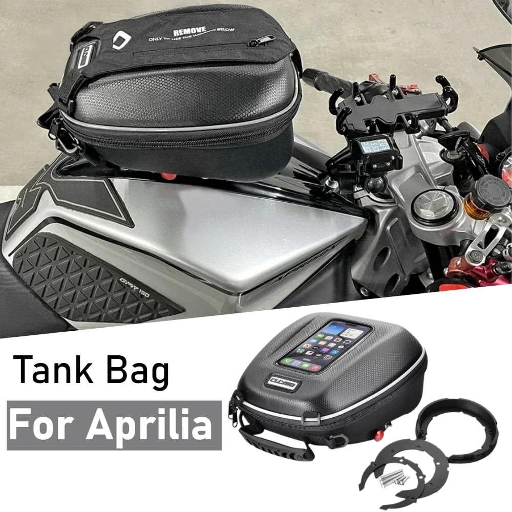 Tank Bag For Aprilia RS125 GPR250S R GPR150 RST CR150 RST1000 RSV1000 Motorcycle Luggage Waterproof Top Case Backpack Quick Lock