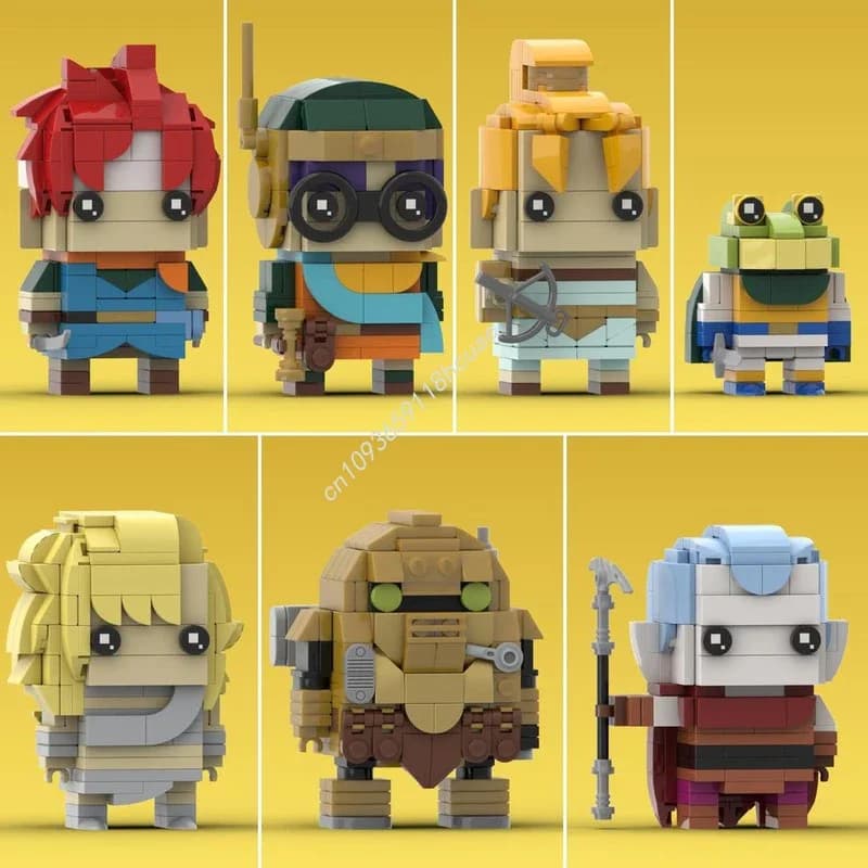 1260pcs MOC Chrono Trigger Brickheadz Building Blocks Christmas Inspiring DIY Creative Architecture for Skilled Fans Bir Gift