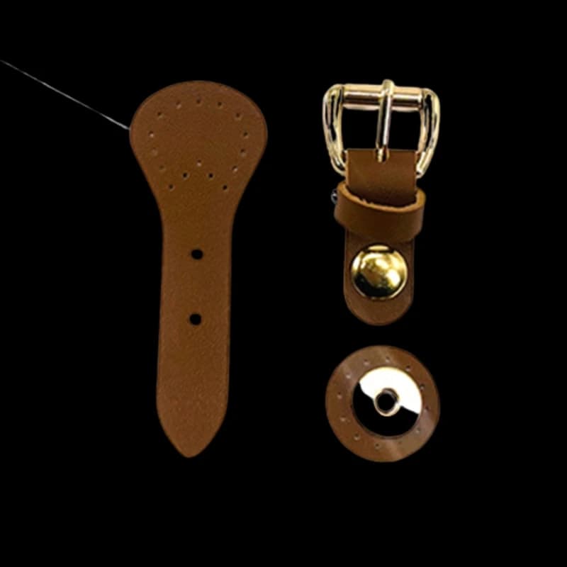 Chiusura in pelle borsa portafoglio borsa in metallo Hasp chiusure con fibbia Hasp fatte a mano serrature fai da te per cucire Dropshipping artigianale