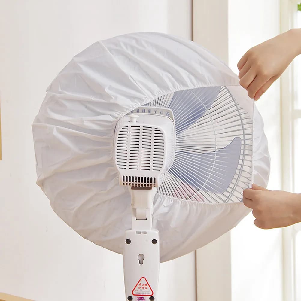 2 Pcs Electric Fan Cover Dust for Winter Protector Cooling Protection Prevention Guard