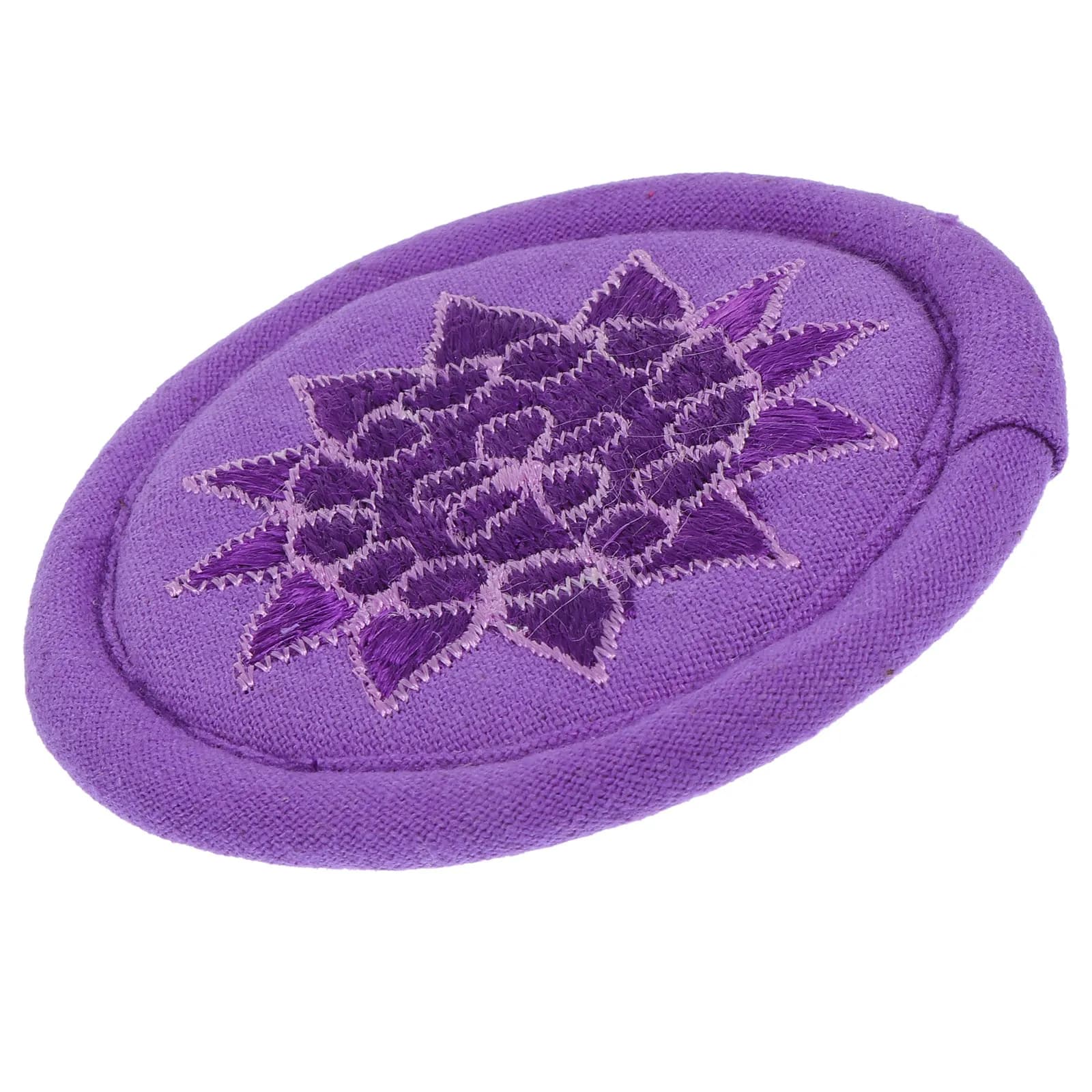 1Pcs Singing Bowl Cloth Mat Handmade Embroidery Tibetan Buddhist Design Cotton Cushion for Sound Bowl Practice Meditation