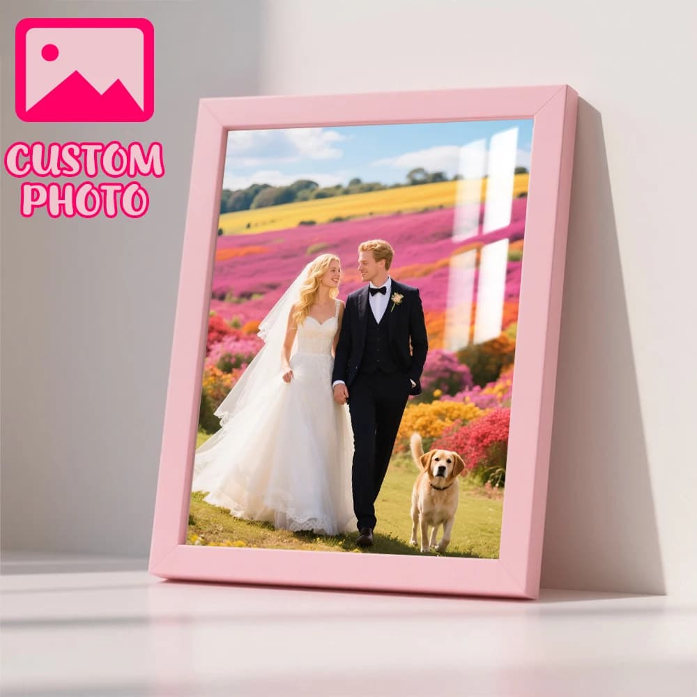 【custom】 Personalized gift photo frame,customized your Image picture frames for gift,Hang photo frame on the wall,wall art