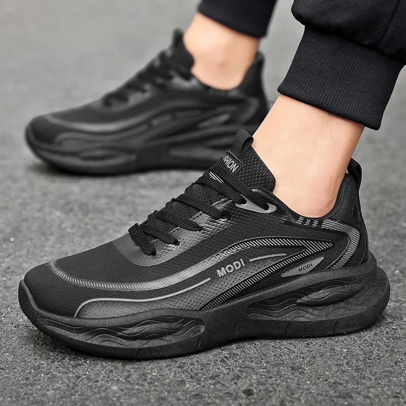 2026 New Men's Mesh Sneakers Breathable Lightweight Cushioning Non Slip Sports Shoes for Outdoor Walking Running