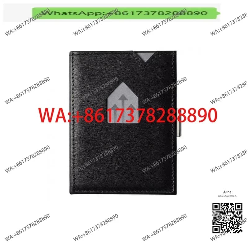 Portacarte Exentri con protezione anti-furto e anti-demagnetizzazione NFC in pelle bovina