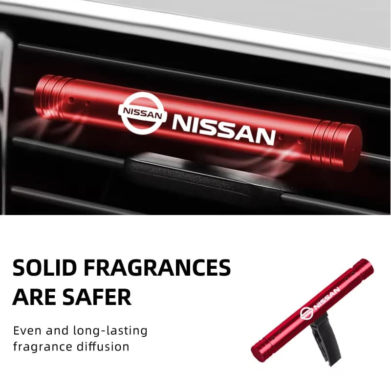 For Nissan XTrail Qashqai Serena Tiida Teana Juke Leaf Micra Almera Versa Patrol Car Air Outlet Perfume Freshener Diffuser Stick