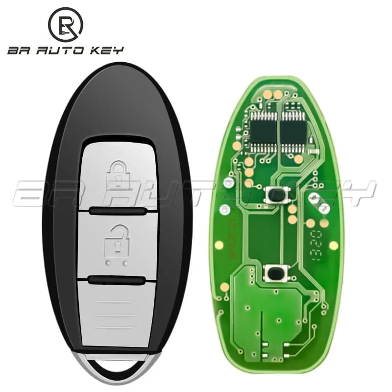 Portachiavi per auto con telecomando intelligente scheda OEM per Nissan March Cube Z11 Juke X-Trail 2002-2008 315 MHz ID46 Manopola del chip per avviare