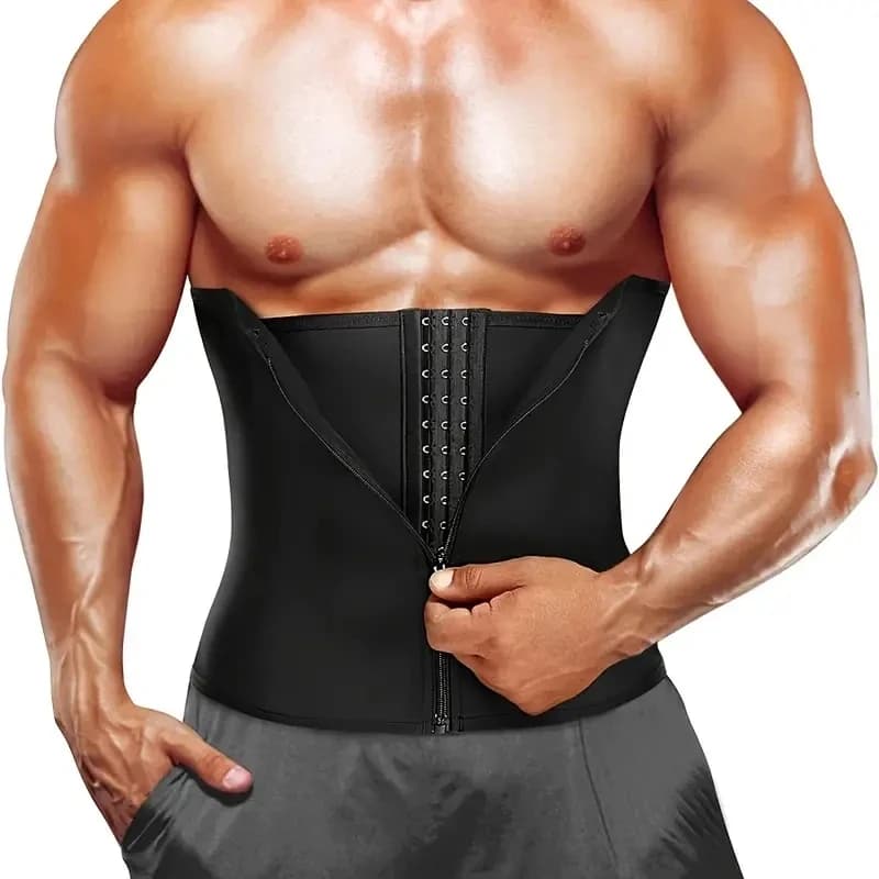 Perdi peso all'istante con questa cintura corsetto regolabile da uomo