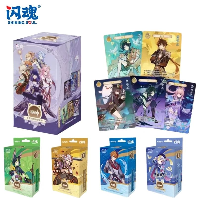 ShiningSoul's New Original God Seven Summons Battle Card Series Battle Gioco da tavolo Gioco di carte Giocattoli periferici Regali di festa