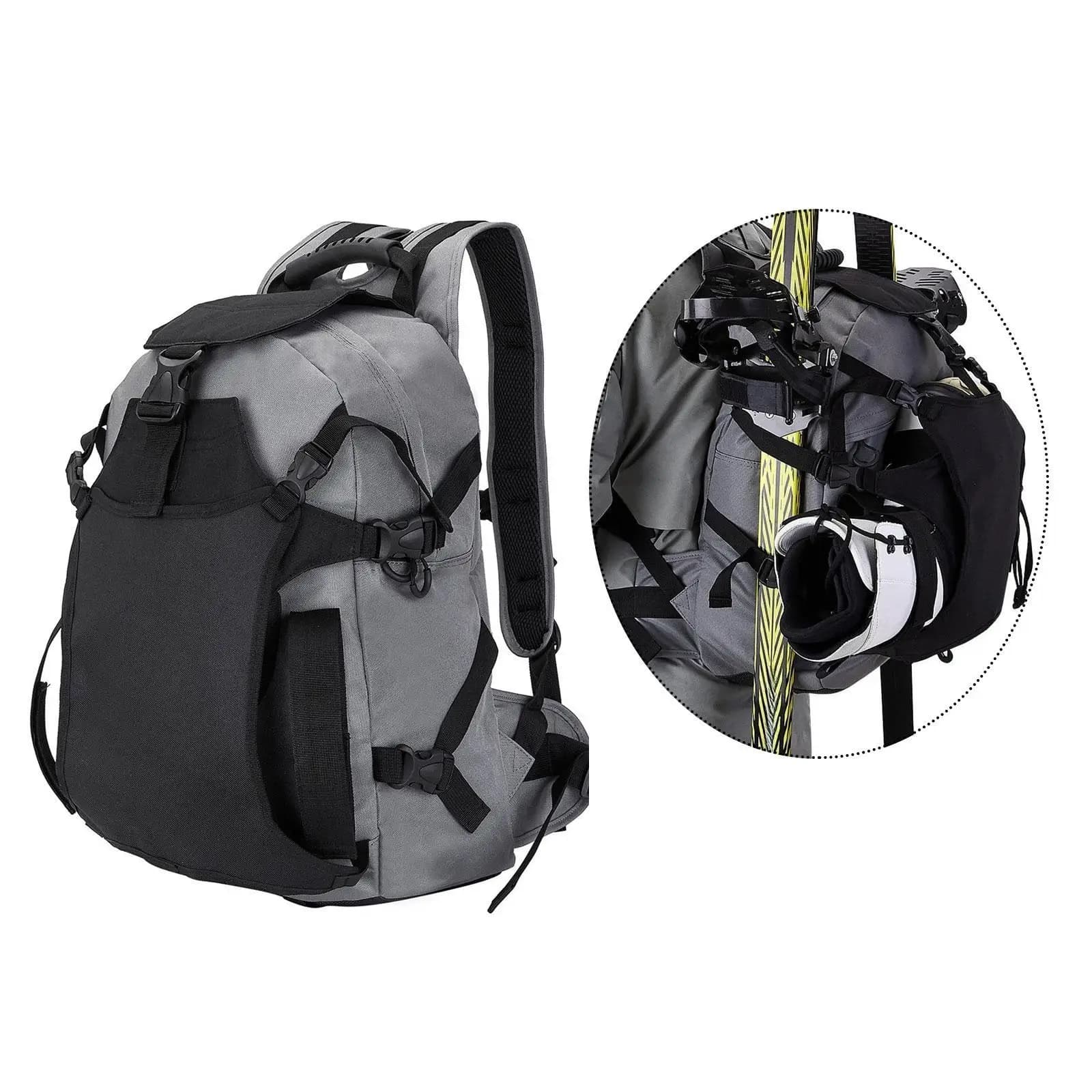 Zaino da sci Borsa da ciclismo per viaggi Borsa per casco multiuso Borsa da alpinismo Borsa per scarponi da sci per campeggio Sport Fitness Escursionismo