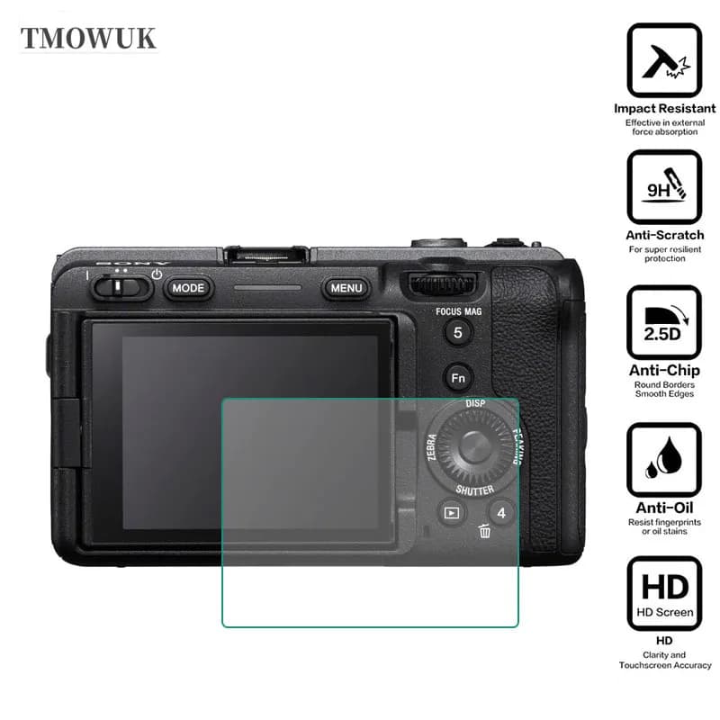 Per Sony FX3 FX30 ZV1 ZV1 - E10 A9 A9II - Proteggi schermo in vetro temperato antigraffio 9H