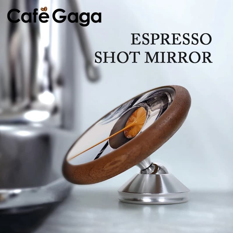 Specchio per estrazione caffè espresso Monitoraggio magnetico Obiettivo portafiltro senza fondo Osservazione della portata dell'obiettivo Accessori per macchine da caffè