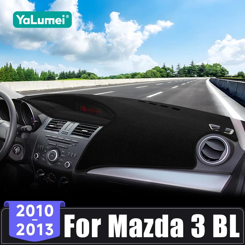 Per Mazda 3 BL M3 2010 2011 2012 2013 Copertura del cruscotto dell'auto Evitare la luce Zerbino Parasole Pad Anti-UV Tappeti Accessori protettivi