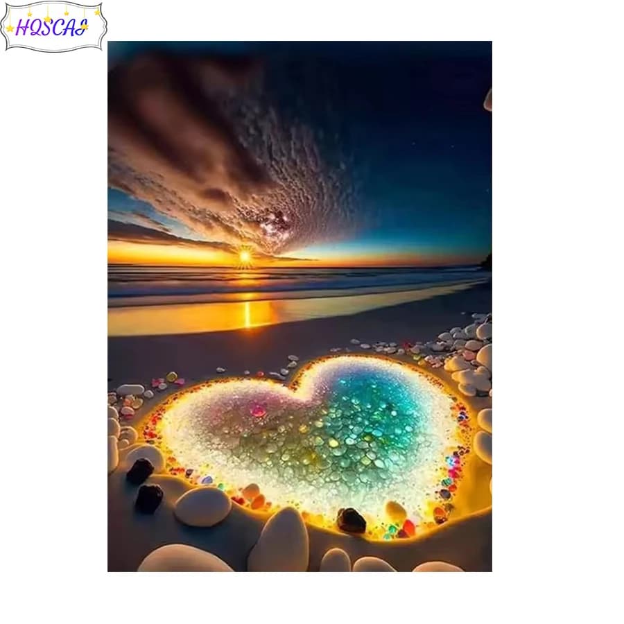 Diamond Painting Abstract art rainbow landscape Cross stitch Full Round Square Drill Mosaic3d Wall Art Picture Home Decoration