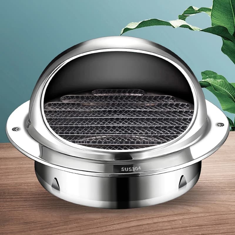 Stainless Steel Wall Ceiling Ventilation Exhaust Grid Cover Exhaust Heating Cooling Waterproof Air Grips Cap