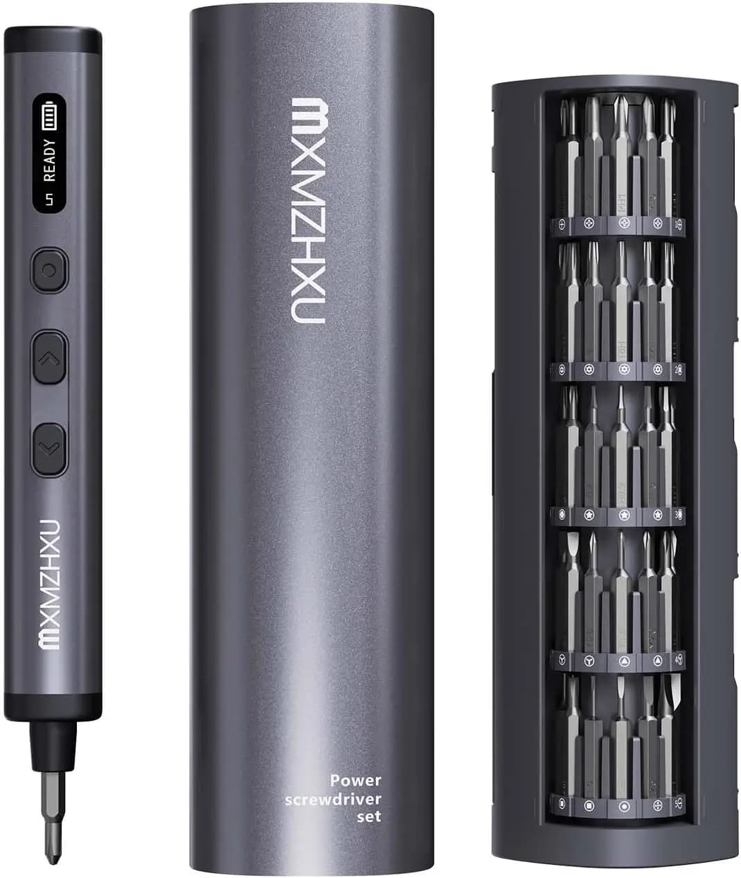 Set Cacciavite Elettrico Mini 3.7V con 72 Punte Magnetiche, Coppia Massima 0.5N.m, Strumento di Riparazione per Elettronica, Telefoni, Orologi