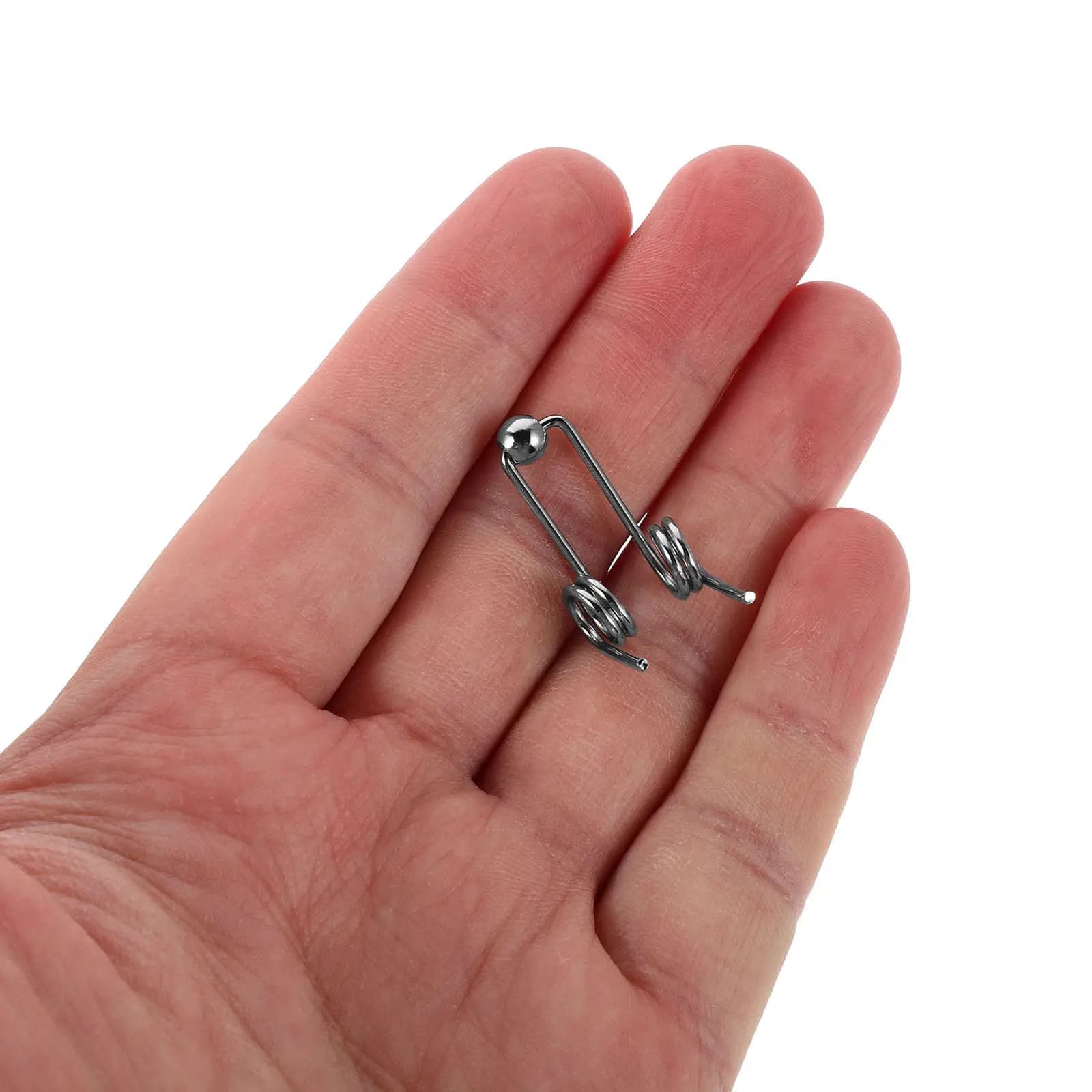 10Pcs Curling Iron Torsion Springs Metal Heavy Duty Replacement Parts DIY Hair Curling Tool Accessories High Temperature
