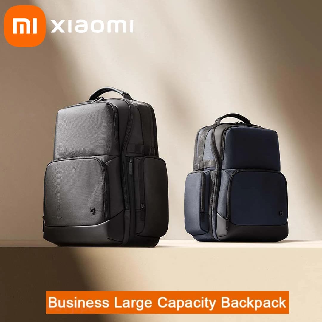 Xiaomi Business Large Capacity Backpack School Bag 29L Outdoor Travel Backpack Waterproof Shoulders Bag With Luggage Strap New