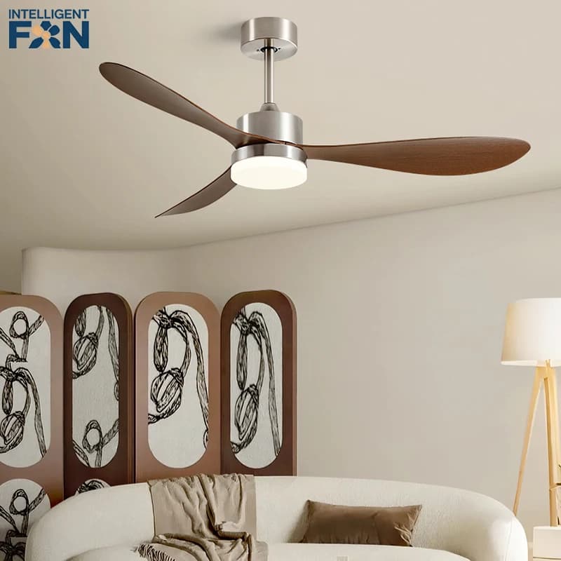 Ventilatore da soffitto da 36/42/52 pollici Ventilatore industriale vintage in ABS con ventilatore decorativo con telecomando leggero Ventilatori grandi retrò
