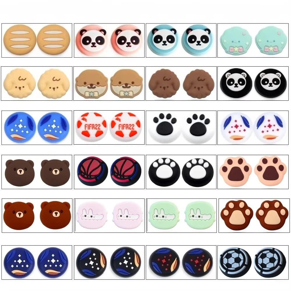 Silicone ThumbStick Grip Cap Cover Per Playstation 5 PS5 Slim PS4 XBOX Serie X/S ONES 360 E Gamepad Controller Thumb grip caps