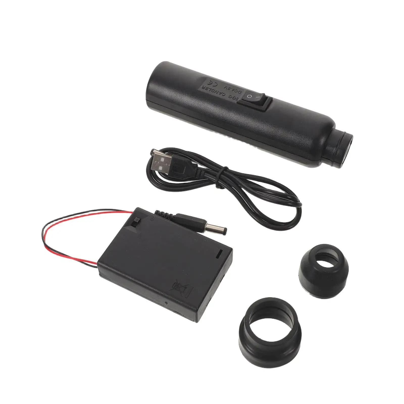 Rechargeable Portable Egg Candler Tester LED Candling Lamp for Chicken Duck Goose Bird Eggs Embryo Monitoring Farm Incubation
