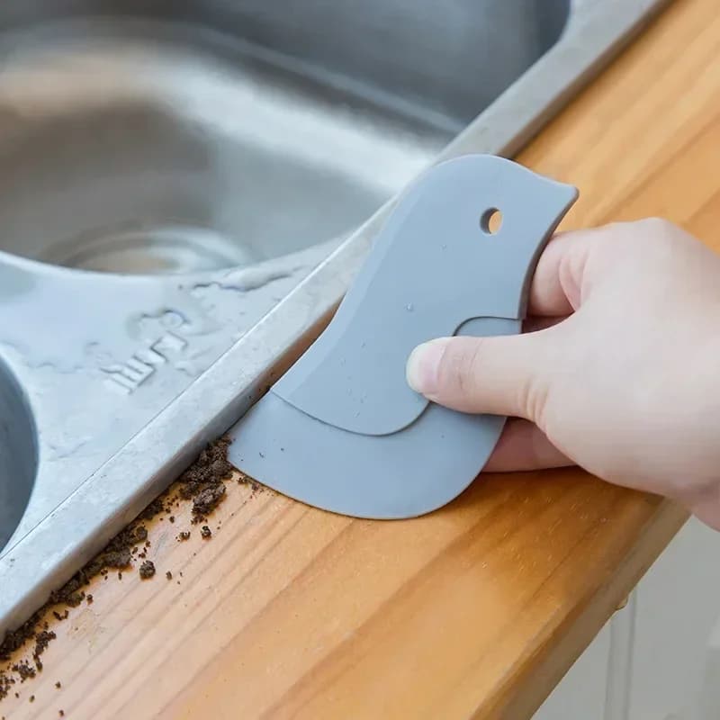 Raschietto per olio multifunzionale Pinguino Raschietto morbido Strumento per la cottura della cucina Stufa Rimozione dello sporco Raschietto per olio Strumento per la pulizia della cucina